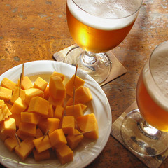 Bière et fromage