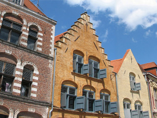 Fototapeta na wymiar Lille - Lille stare fasady