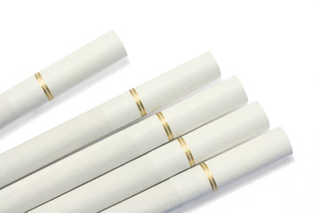 Fototapeta premium Cigarettes with white background 1