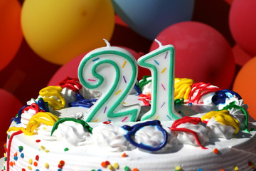Birthday Cake - Twenty One