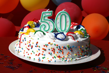 Birthday Cake - Fifty