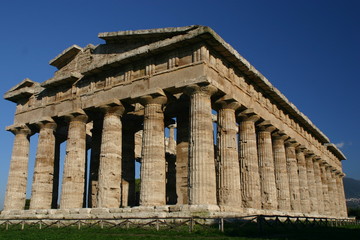 Obraz premium paestum neptune temple