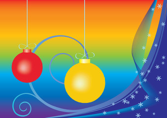 Fototapeta premium colorful christmas background