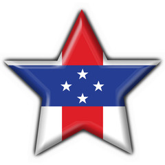 Netherlands Antilles button flag star shape