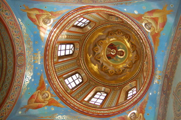 Naklejka premium Kyiv Lavra Ceiling