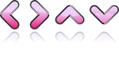 Flèches vectorielles, facilement modifiable