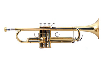Obraz na płótnie Canvas gold trumpet
