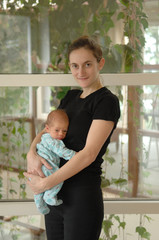 Famille maman enfant 