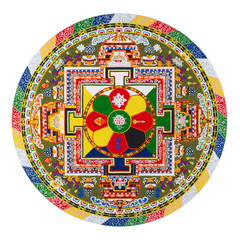 Tibetan mandala - 4967654