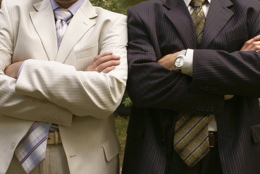 Black and White. Two businessmen