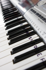Keyboard piano angle