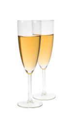 champagne in flute