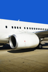 Airplane on the ground