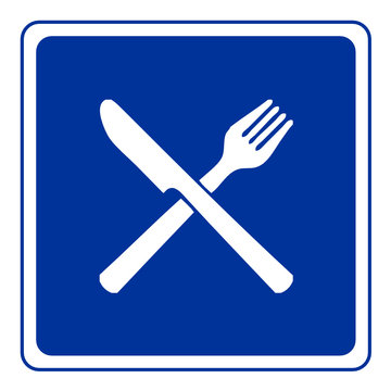 verkehrsschild rastst&auml;tte  