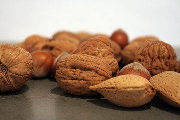 noix et amandes