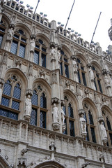 Historical building on the grand place in brussels