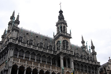 Historical building on the grand place in brussels