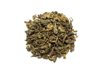 heap of green tea