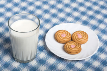 milk and biscuits