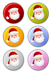 Babbo Natale - bottone