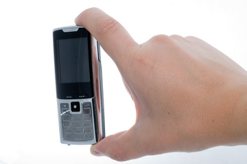 Mobile phone in hand
