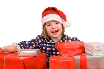 A Little Adorable Santa Claus