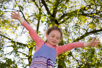 girl at playground