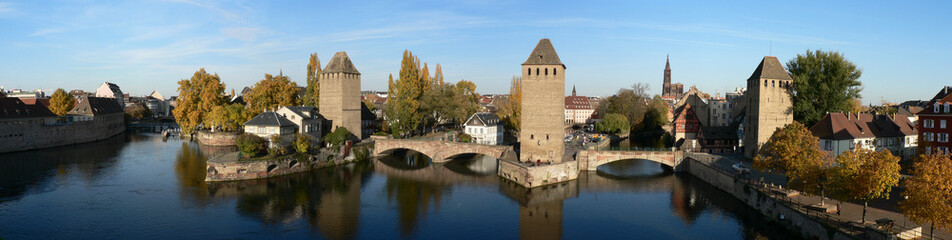 Panorama de Strasbourg - obrazy, fototapety, plakaty