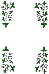 leafy border
