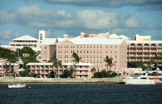 Bermuda Capital City Hamilton Skyline and Port