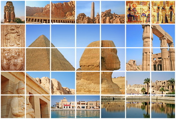 Fabulous Egypt collage