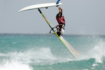 Fototapeta premium Windsurfen