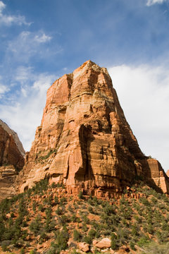 Large Rock Formation in Zion National Park