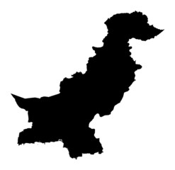 Detailed map of Pakistan