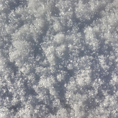 Macro snow background.