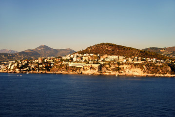 Mediterranean coastline scenery