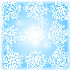 Winter background. [Vector]