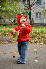 first steps of baby