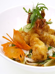 japanisches garnelen tempura
