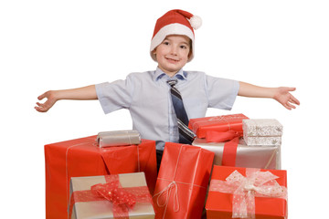 A Little Adorable Santa Claus