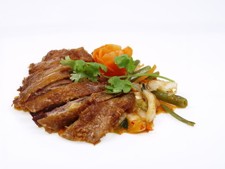 chinesische fritierte entenbrust