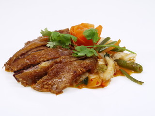 chinesische fritierte entenbrust