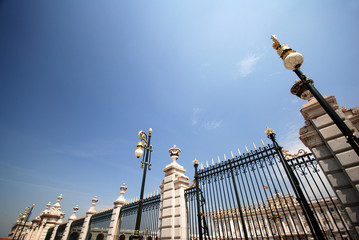 Entrée du palais royal de Madrid