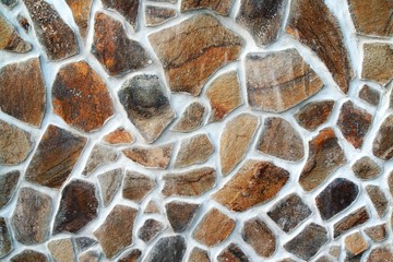 Fototapeta premium view of the stone textures on the wall