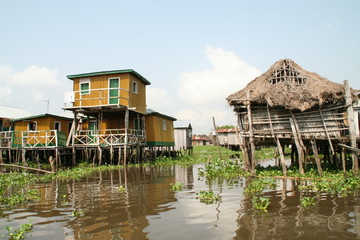 Hütten in Ganvié