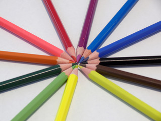 Naklejka premium CRAYON