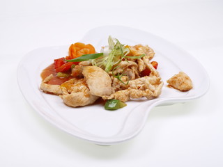 chinesisches hühnchen süß scharf