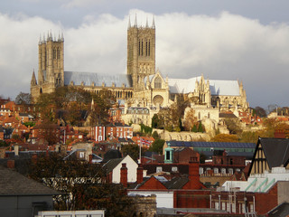 Lincoln Cathedal in late afternoon sun