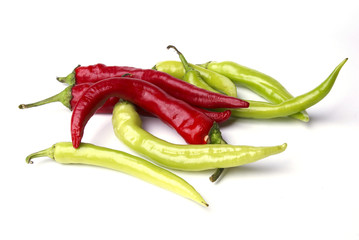 Red Ans Green Hot Pepper