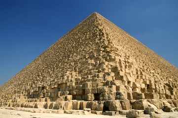 Fototapeta na wymiar Great Pyramid of Giza (pharaoh Khufu pyramid), Egypt